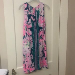 Lilly Pulitzer Pink Floral Shift Dress